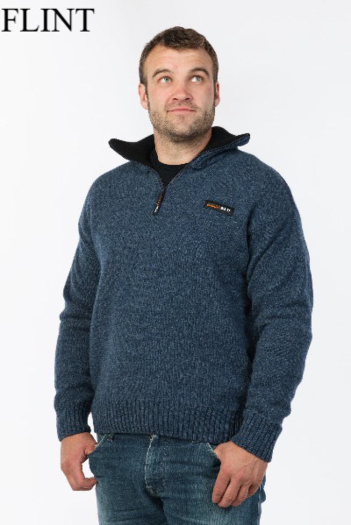 MKM Possum Wool Tasman Zip Jersey image 3